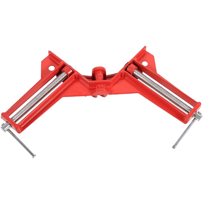 Étau d'angle à 90 degrés à angle droit Support de cadre photo Outil de menuiserie Chaud red