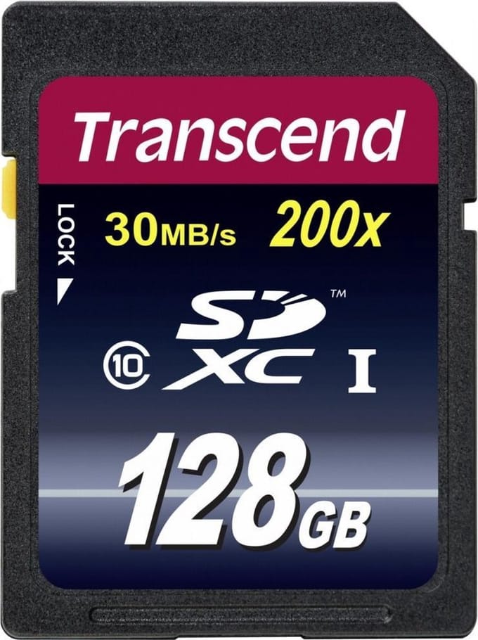 Transcend Premium SDXC-kaart 128 GB Class 10