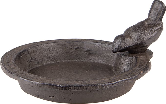 Clayre & Eef Vogelvoederbak 16x18x9 cm Bruin IJzer