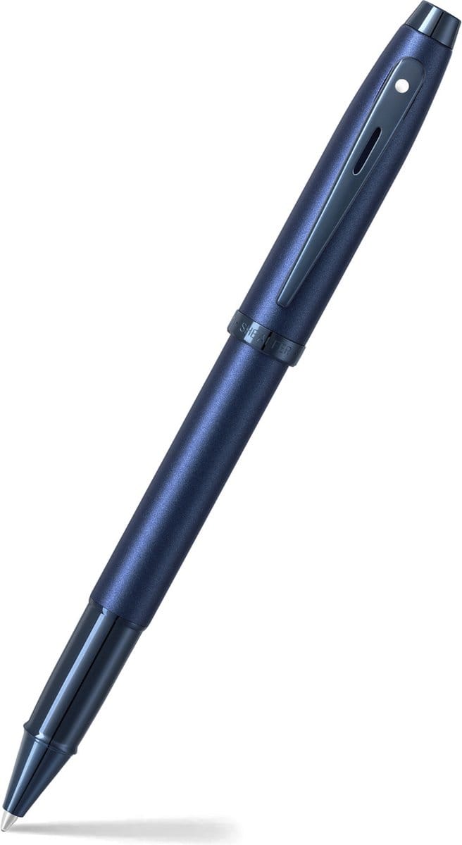 Sheaffer rollerball 100 - E9371 - satin blue PVD blue