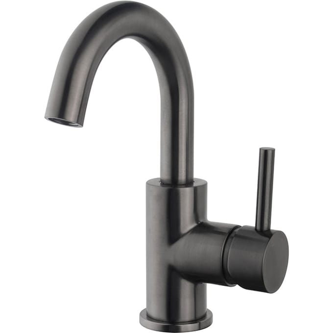Wiesbaden Caral wastafelkraan met draaibare uitloop gunmetal