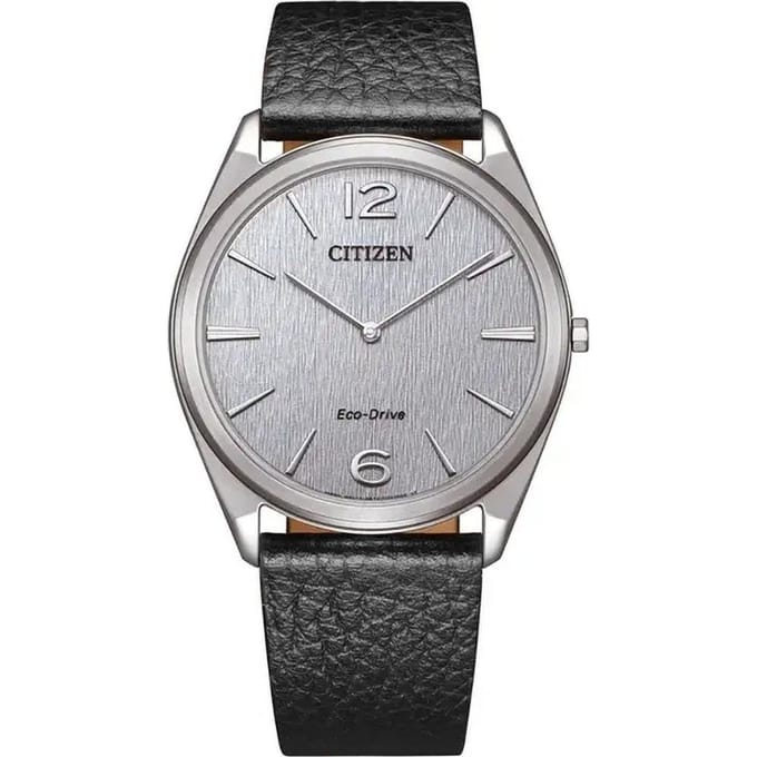 Citizen Suratto AR3120-16A Horloge - Leer - Zwart - Ø 38 mm