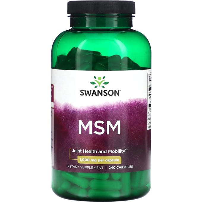 Msm, 1.000Mg, 240 Capsules