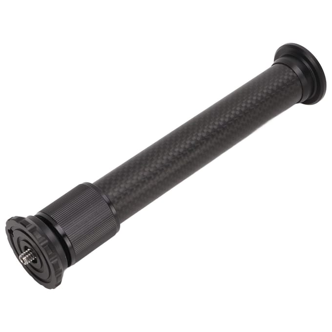 2-delige Koolstofvezel Statief Verlengbuis Statief Middenkolom Statief Extender black