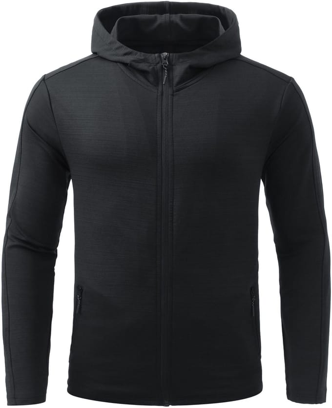 YOUTHUP Heren Capuchon Fleece Sportjas - Winddicht - M