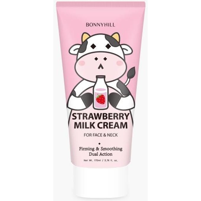 Bonnyhill Aardbeienmelk Huidverhelderende Crème (170 ml) pink