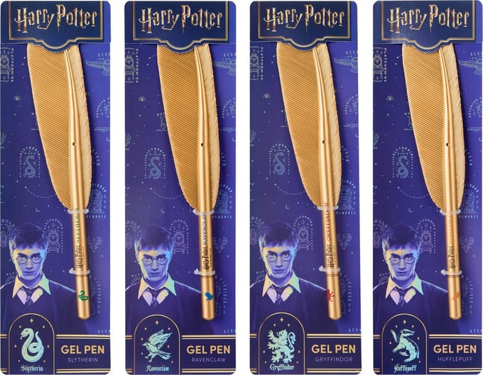 Harry Potter Gelpen Veer 4-Ass