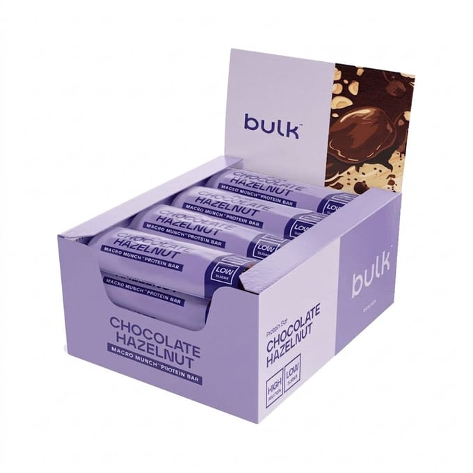 Bulk Macro Munch Protein Bar (12x62g) Chocolate Hazelnut - Repen - Eiwit Repen