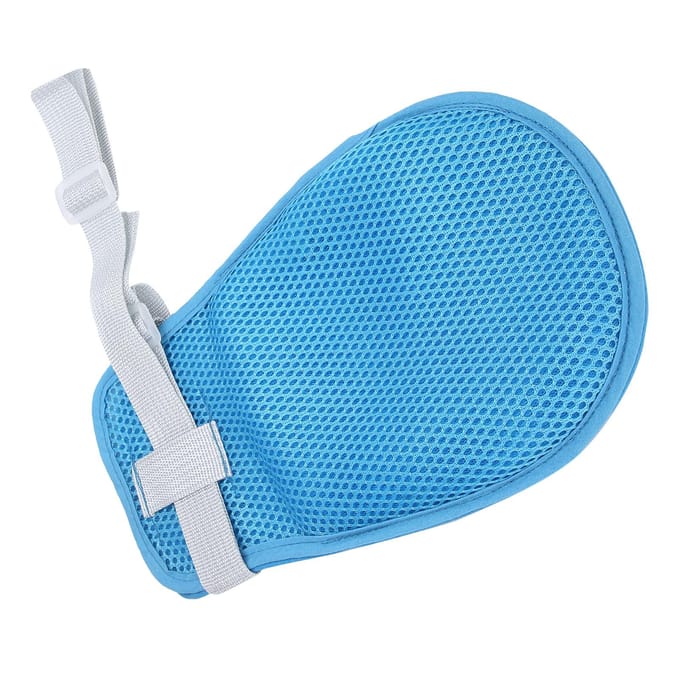 Ademende Zelfbeschadiging Preventie Hand Fixatie Handschoen Patiëntveiligheid Hand Controle Handschoenen blue