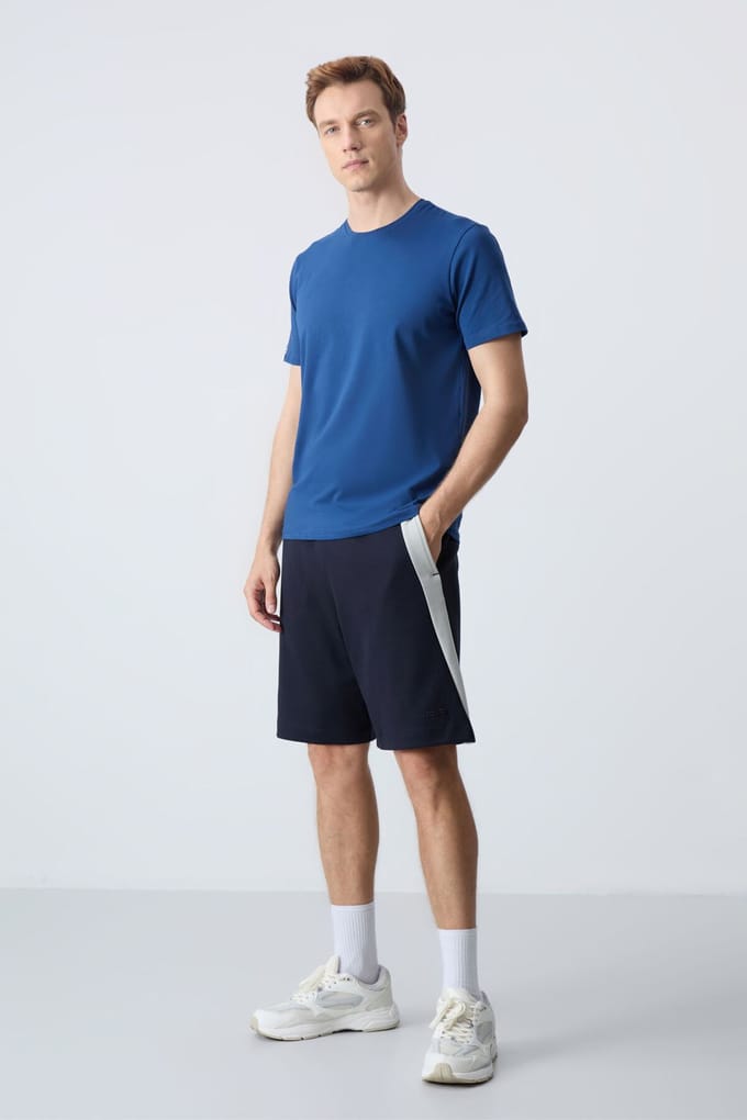 Heren Katoenen Blend Sweatsshorts