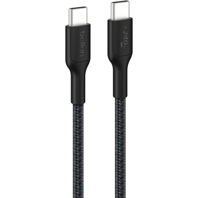 Belkin BOOST↑CHARGE Pro - USB-C naar USB-C Kabel - 1 Meter - 240W - Zwart