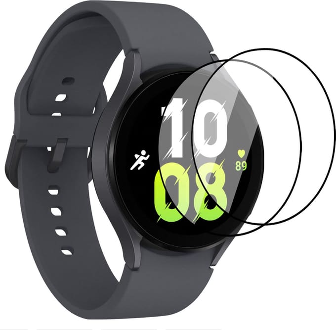 2x Screenprotector geschikt voor Samsung Watch 6 40mm - Folie Screen Protector geschikt voor Samsung Watch 6 40mm