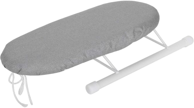 Dailygoods- Strijkplank Opvouwbaar - Mini Strijktafel - Antislip Ondersteuning - Afneembare Hoes - Draagbaar voor Thuis/Reis - Stabiele Constructie