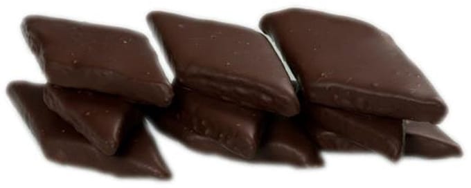 10 ruitspekken met pure chocolade chocoladespekken