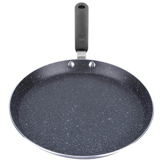Anti-aanbak koekenpan Radiant-koker Inductiekookplaat Kookgerei voor ontbijt pannenkoek gray