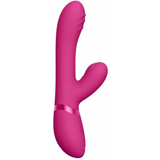 VIVE by Shots - Tani - Finger Motion with Pulse-Wave Vibrator - Pink