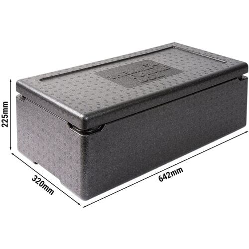 (3 stuks) THERMO FUTURE BOX Thermobox MENU 3 PLUS - 23 liter - Zwart
