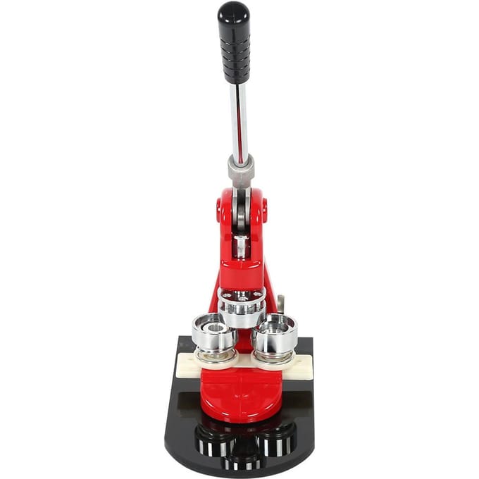 32MM Badge Maker Machine Maken Pin Button Pers Snijder 1000 Cirkel Button Verkoop wit