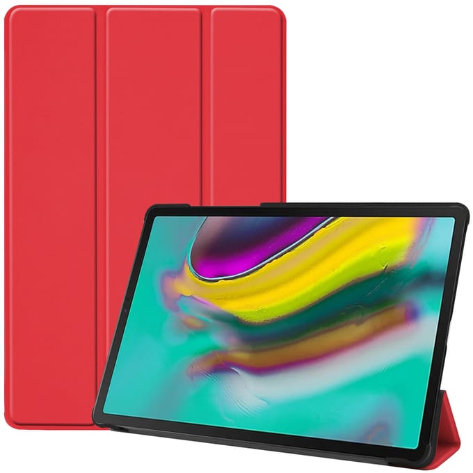 imoshion Tablet Hoes - Geschikt voor Samsung Galaxy Tab S5e - Trifold Bookcase - Rood