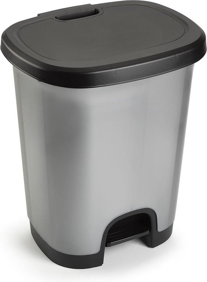 PlasticForte Pedaalemmer - 27L - 38 x 32 x 45 cm - prullenbak