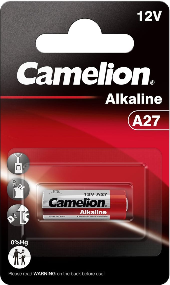 ALKALINE A27 12V (1st/bl)