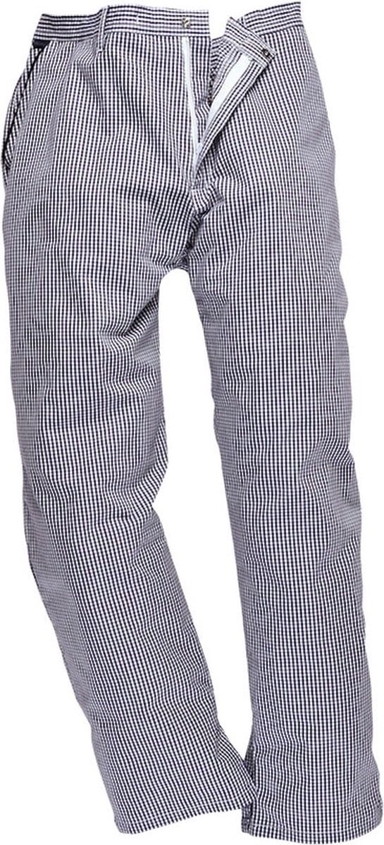 Portwest Barnet koksbroek C075 - Blauwe Check - XXL