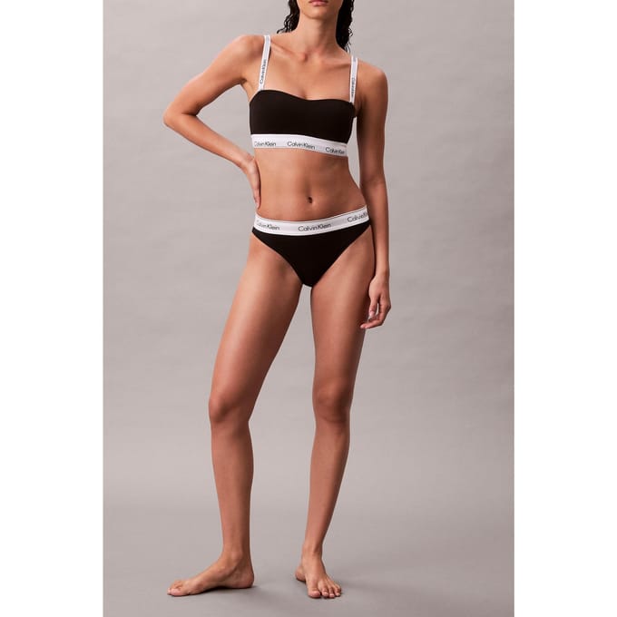 Calvin Klein Lightly Lined Bandea Black Taglia: M | Reggiseni Outlet | Donna | Nero