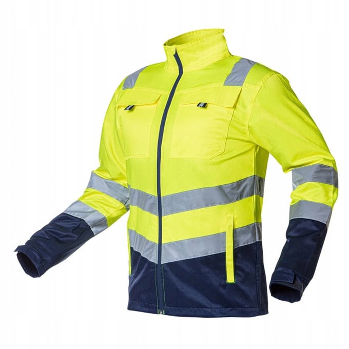 Werkkleding: Veiligheidsblouses 60% katoen, 40% polyester, 260 g/m², maat XL