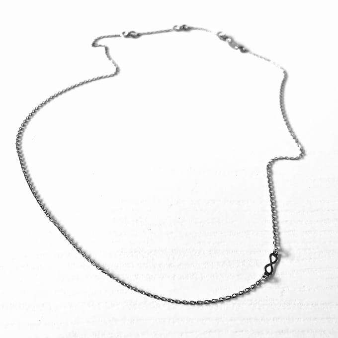Ketting infinity small | AG925 | zilverkleurig