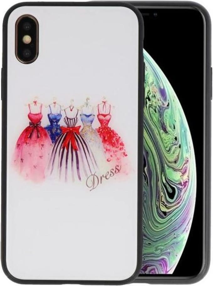 Dress Print Hardcase voor iPhone XS