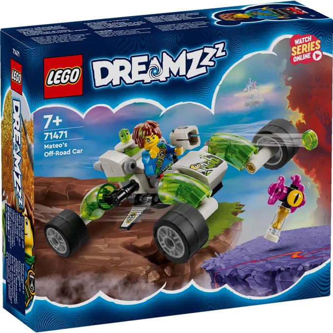 LEGO DREAMZzz 2in1 Mateo's terreinwagen Speelgoed voor Kinderen met Helden Figuren 71471