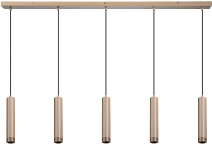 ETH Miller Hanglamp 5x E27 mat zand