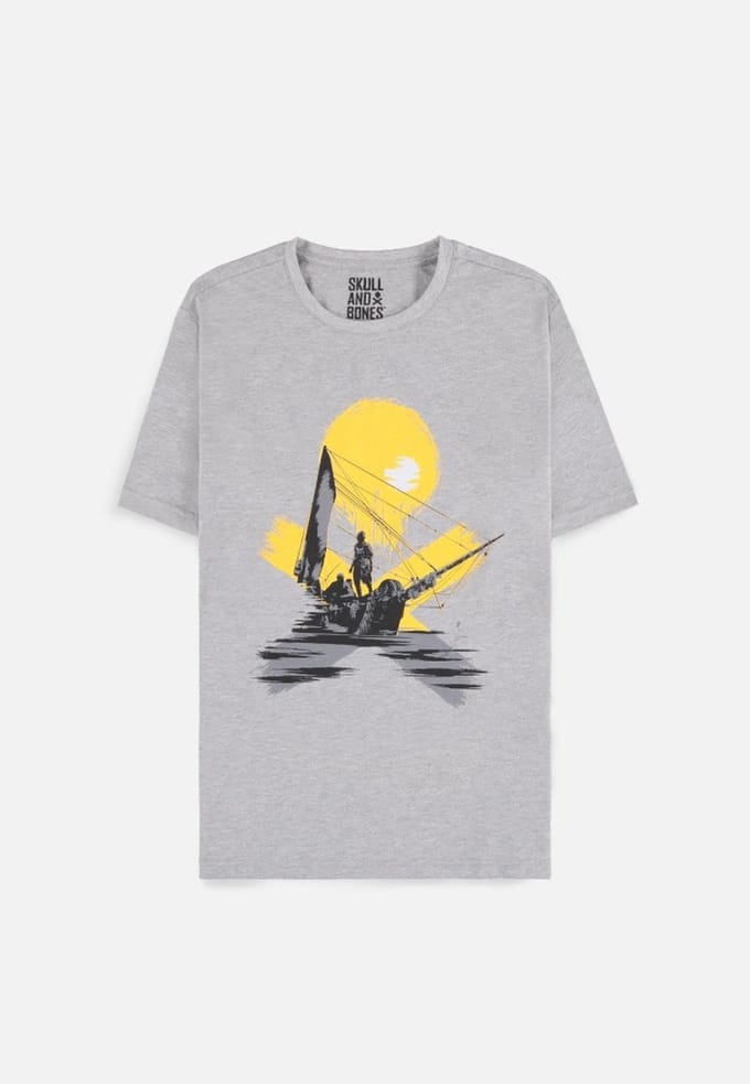 Skull And Bones - Lost At Sea Heren T-shirt - XL - Grijs