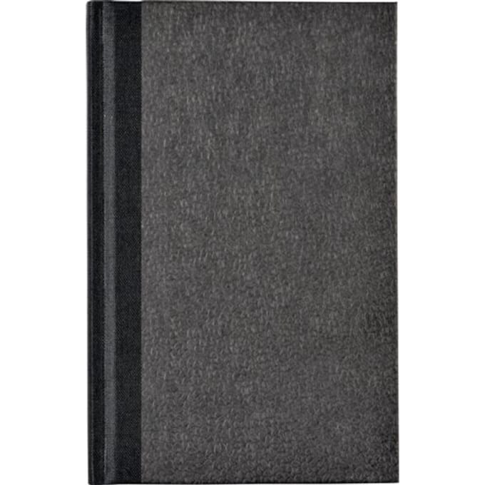 Notizbuch Octavo 103x165mm 192 Seiten liniert grau wolkig