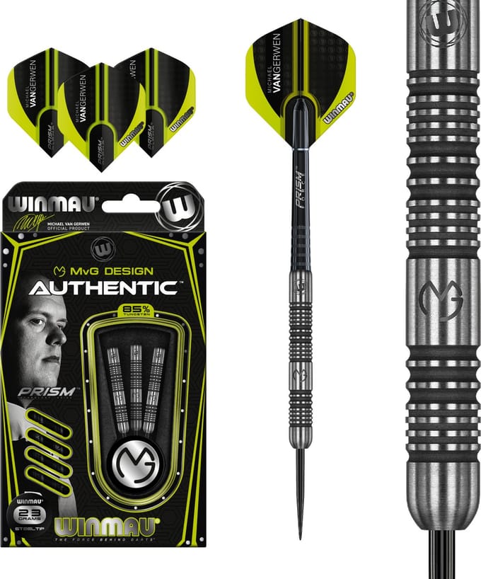 Winmau Michael van Gerwen Authentic 85% - Dartpijlen