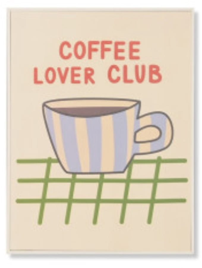 Beker koffie schilderij - Item Int.