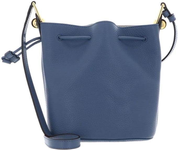 FURLA Leren schoudertas Sfera Mini Bucket Bag Denim blauw
