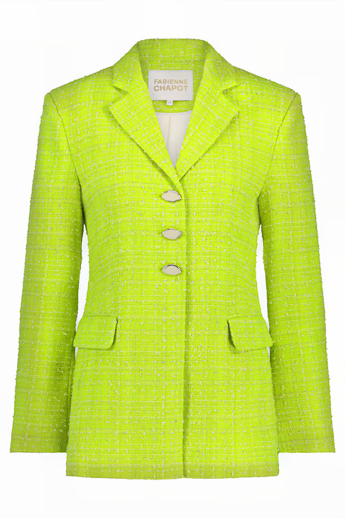 Fabienne Chapot Cher Blazer Lovely Lime Maat: 34 | Blazers Outlet | Dames | Groen