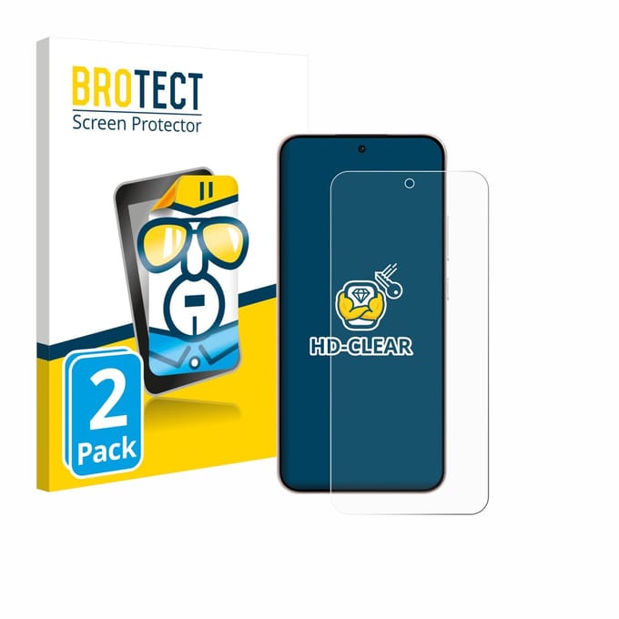 BROTECT - Screenprotector voor Oppo Reno 14 F - Folie Beschermfolie transparant 2 Stuks