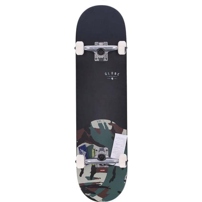 G1 Argo Boxed geassembleerd herenskateboard zwart/camo