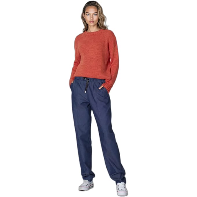 Geribbeld jeans voor dames Nife