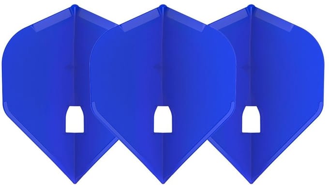 L-Style Champagne Flight L1 Standard Solid Blue - Dart Flights