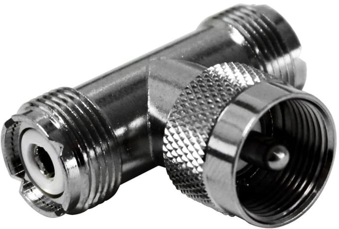 Midland T-connector 1x male - 2x female