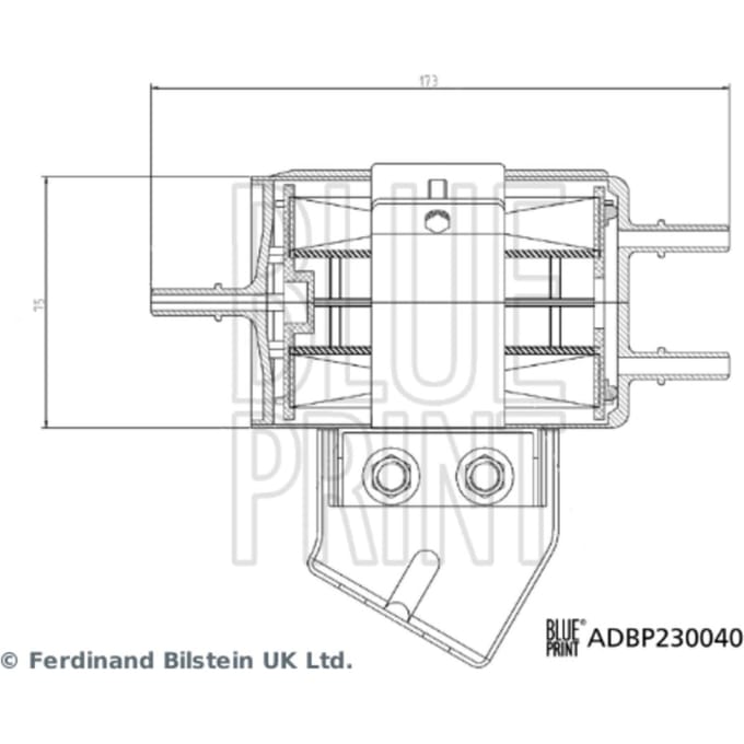 Brandstoffilter BLUE PRINT ADBP230040