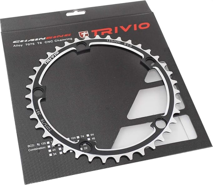 Trivio - Race Kettingblad 39T. 9/10 Speed 135 BCD 5-Arm