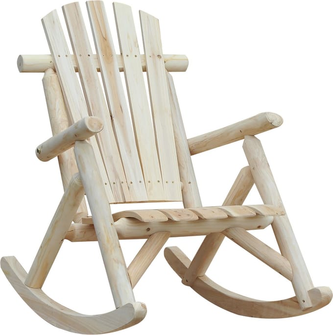 Outsunny - Schommelstoel - Weerbestendig - Ergonomisch gevormd