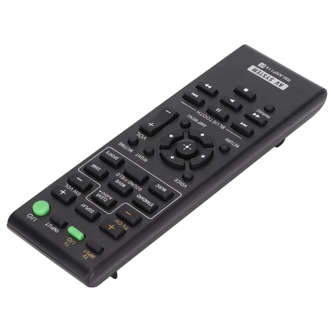 Télécommande de haut-parleur Télécommande de remplacement pour système de barre de son HTCT770 RMANP106 black