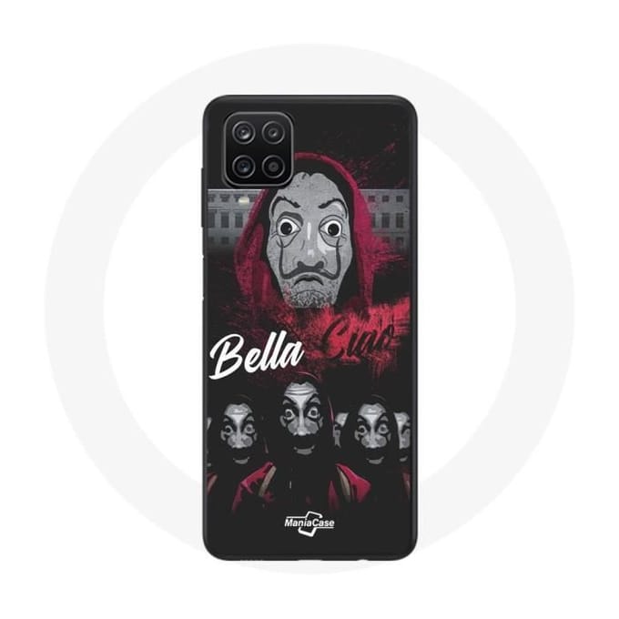 Coque Samsung Galaxy A12 la casa de papel bella ciao logo