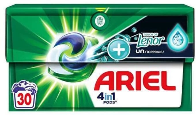 Ariel 4in1 Wasmiddel Pods Lenor Unstoppables - 30 stuks