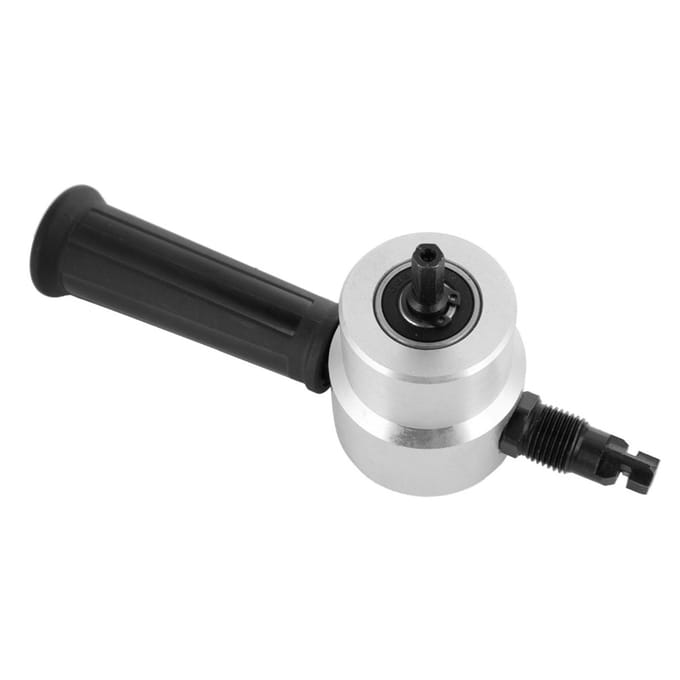 Grignoteuse à main 160A pour tôle, scie, coupeur, outil de coupe de métal à double tête, accessoire pour perceuse électrique